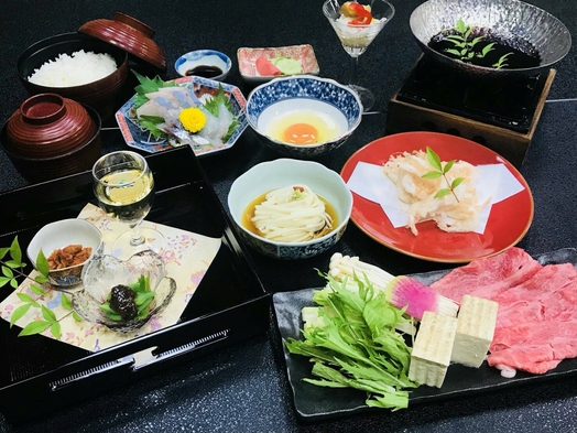 【1泊2食】＜じゅっわ〜っと旨味あふれる☆＞氷見牛すき焼きプラン！